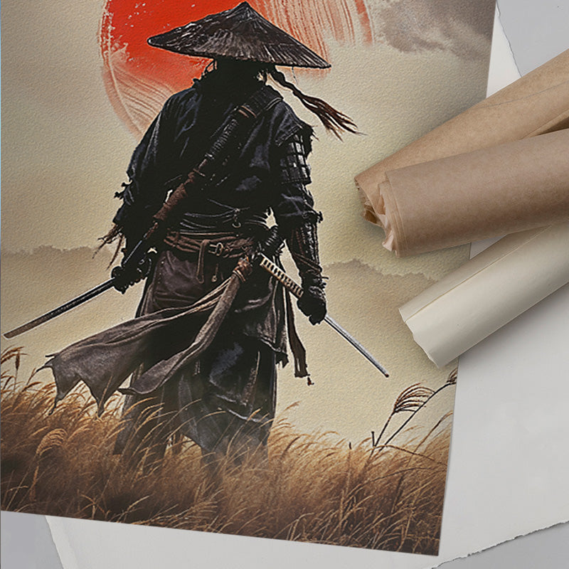 Red Sun Ronin - Lone Samurai Statement Piece – Andy okay