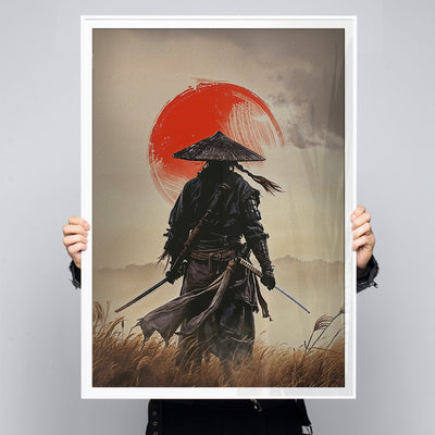 Red Sun Ronin [Best Seller] – Japanese Samurai Landscape Gallery