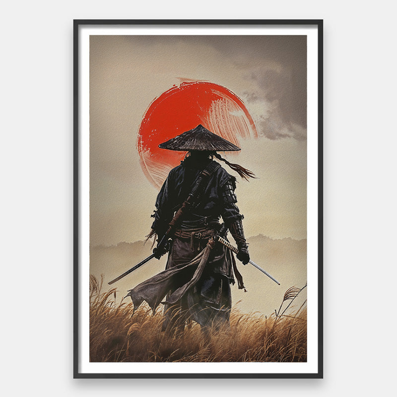 Red Sun Ronin [Best Seller] – Japanese Samurai Landscape Gallery