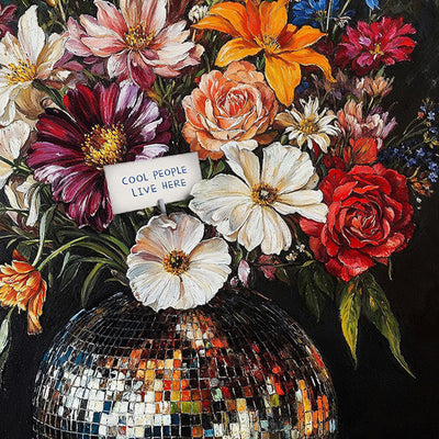 Cool People Live Here Canvas