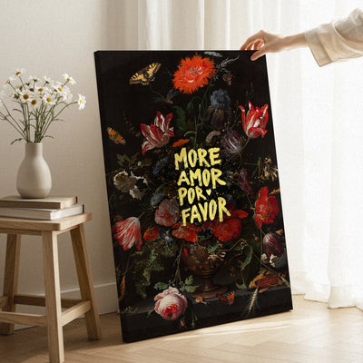 More Amor Por Favor Canvas