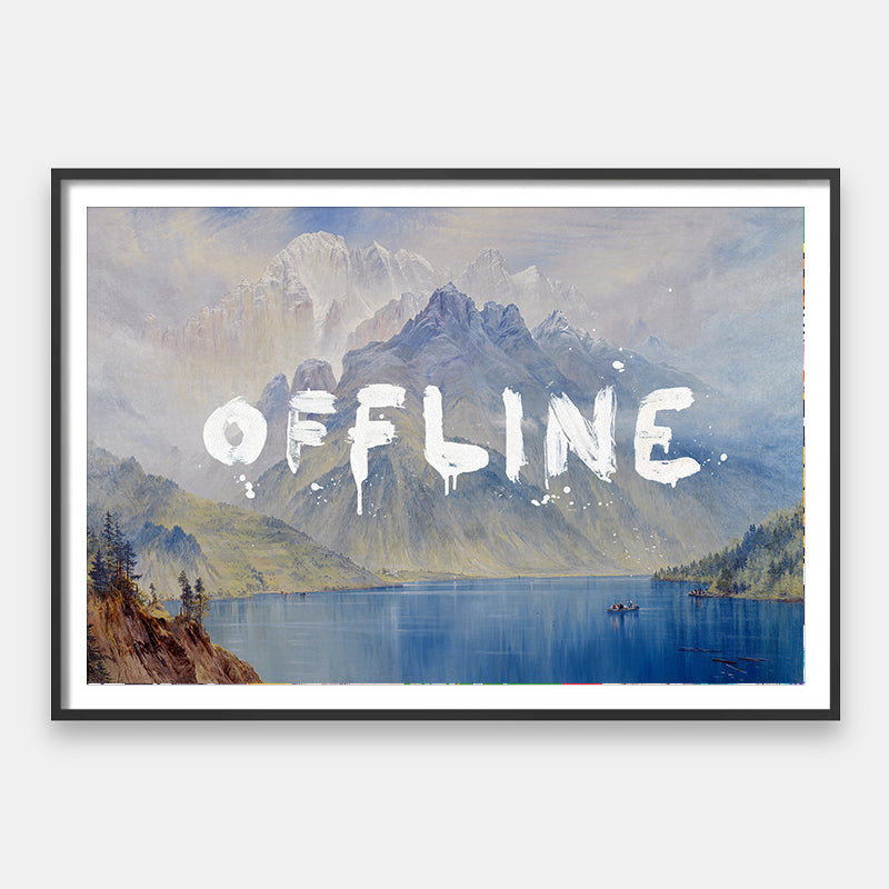 Offline [Best Seller] – Motivational Gallery Wall Art by Ryan