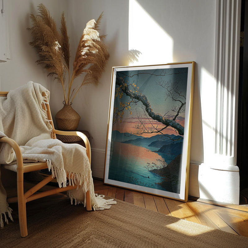 Sky Meets Silence - Japanese Landscape Wall Art – Andy okay