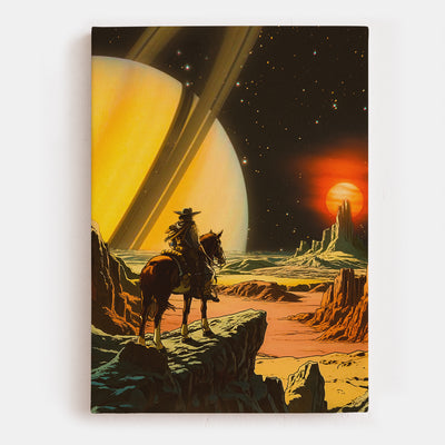 Cosmic Cowboy Canvas