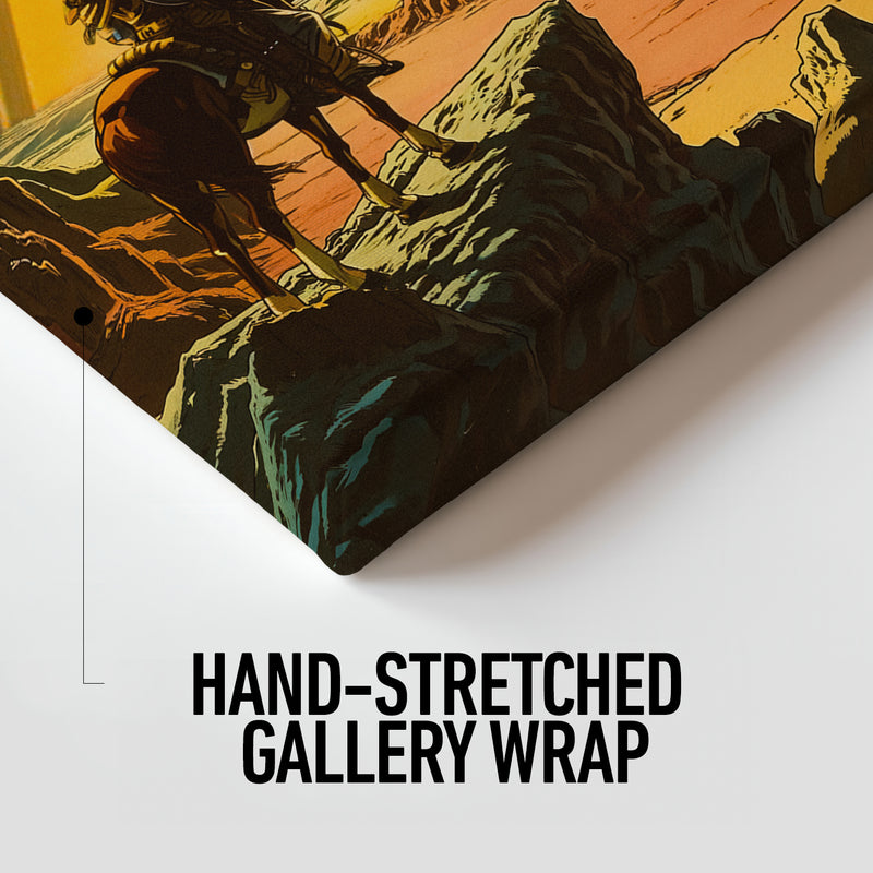 Cosmic Cowboy [Best Seller] – Western Space Gallery Canvas Wall