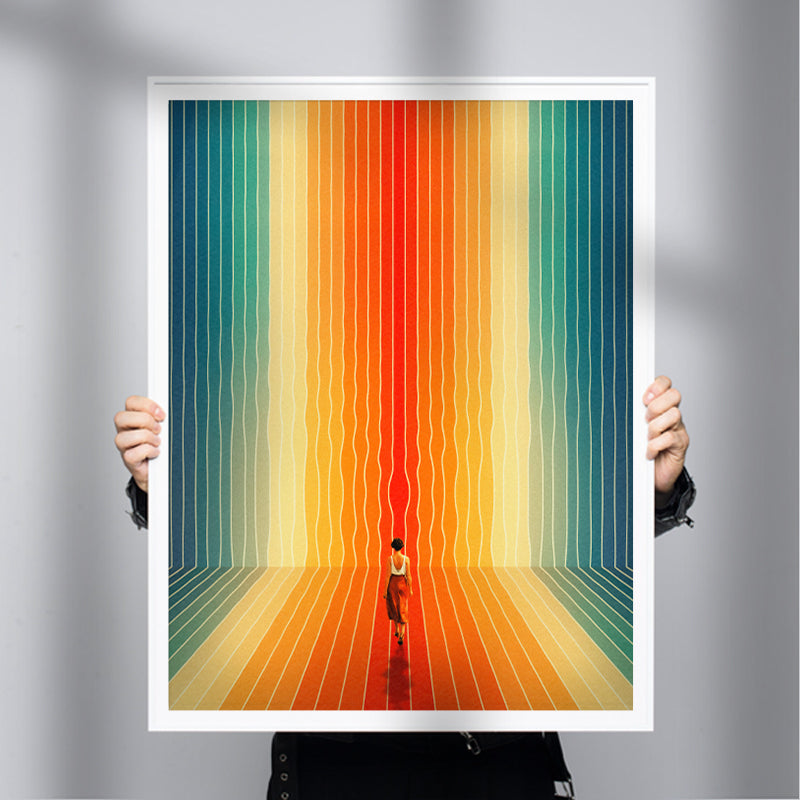 Here I Come – Colorful inspirational art print | Andy okay