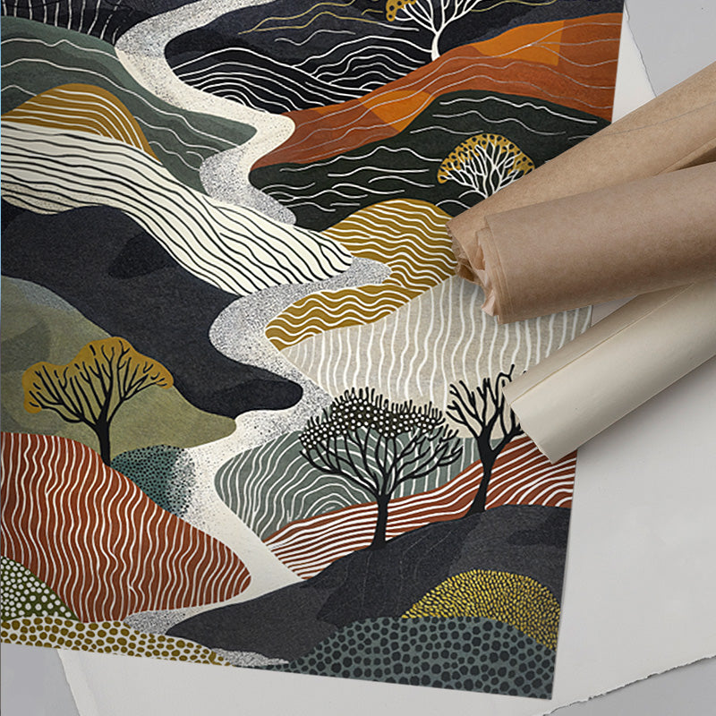 The Quiet Way - Boho Landscape Illustration – Andy okay