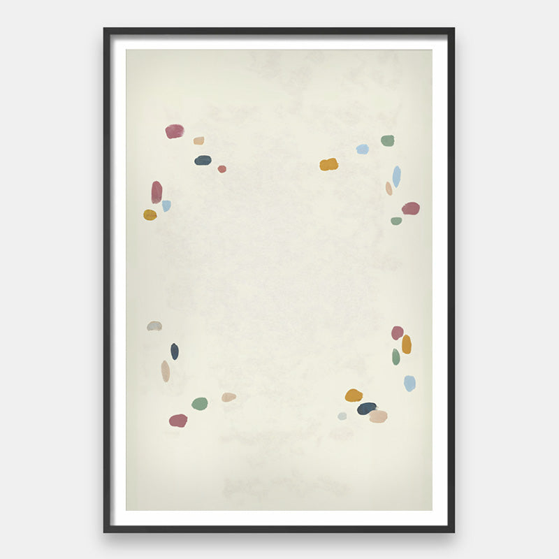 The Space Between – Minimalist Abstract Wall Art with Soft Color Shapes ...