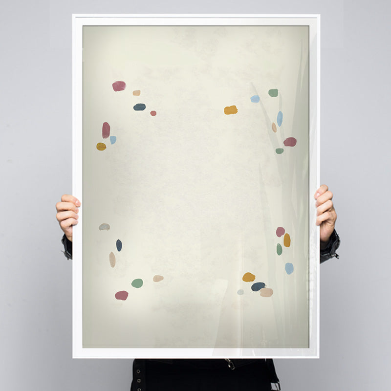 The Space Between – Minimalist Abstract Wall Art with Soft Color Shapes ...