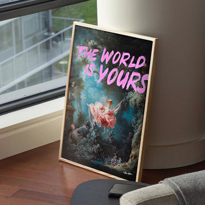 The World Is Yours [Best Seller] – Motivational Gallery Wall Art by Ryan  Miller