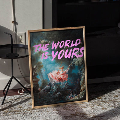 The World Is Yours [Best Seller] – Motivational Gallery Wall Art by Ryan  Miller