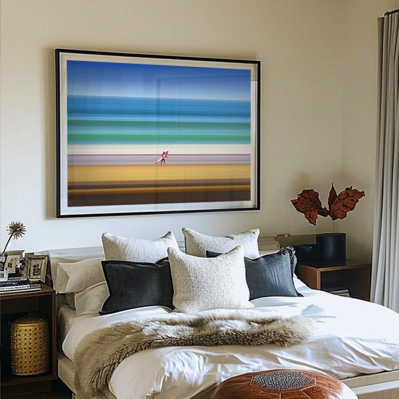 Beach Lines [Limited Edition] – Coastal Surfer Gallery Wall Art by