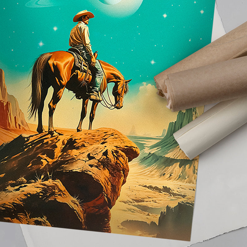 Western Astronaut [Best Seller] – Cosmic Cowboy Space Gallery Wall