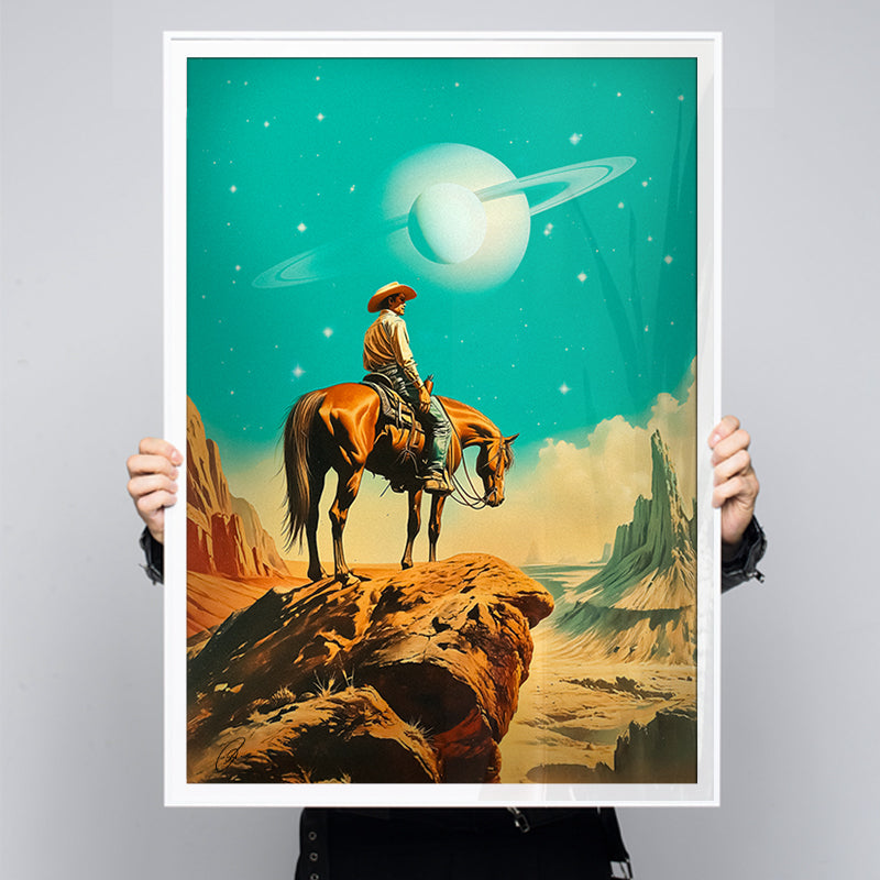 Western Astronaut [Best Seller] – Cosmic Cowboy Space Gallery Wall