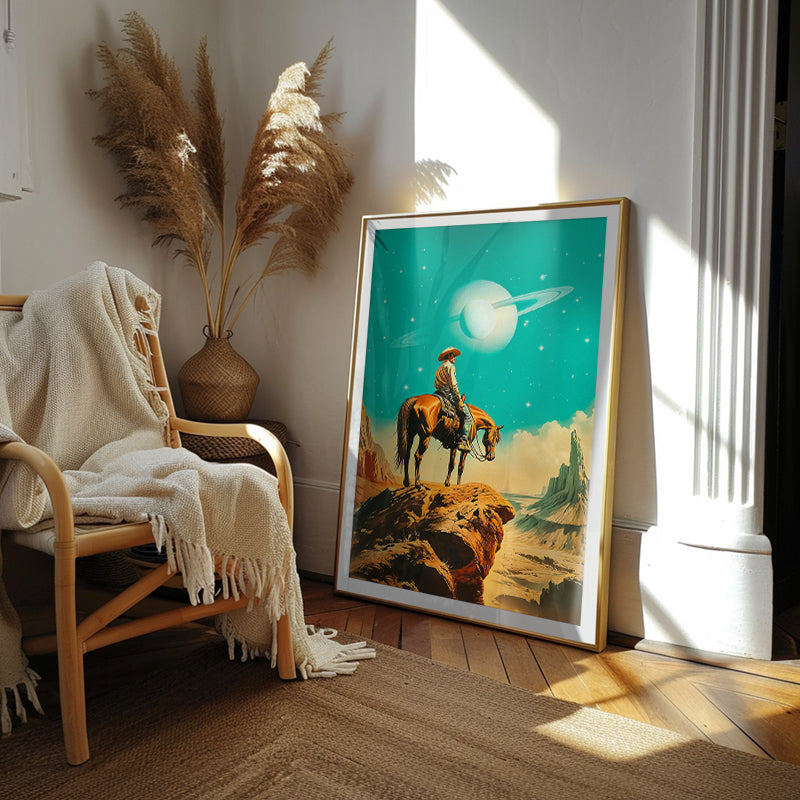 Western Astronaut [Best Seller] – Cosmic Cowboy Space Gallery Wall