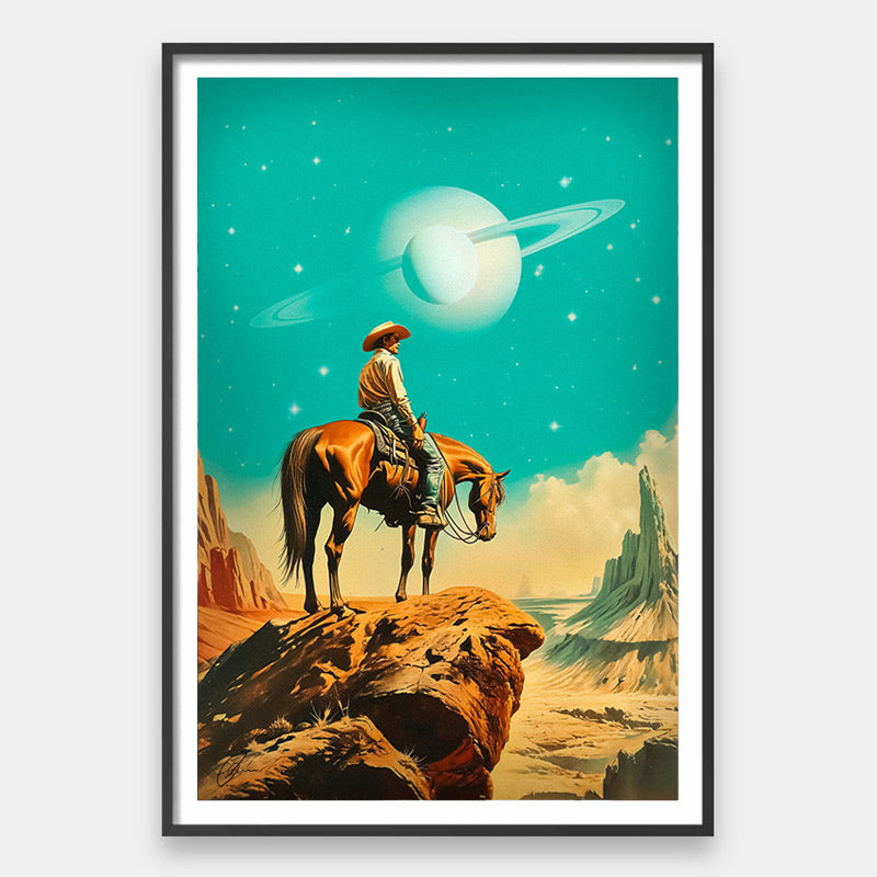 Western Astronaut [Best Seller] – Cosmic Cowboy Space Gallery Wall