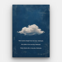 Warm Socks Hallelujah Canvas — Canvas Vertical #01