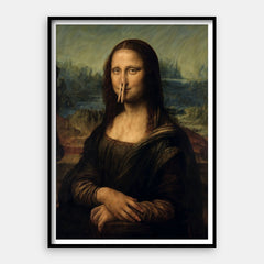 Mona Fisa — Art Print Vertical #01