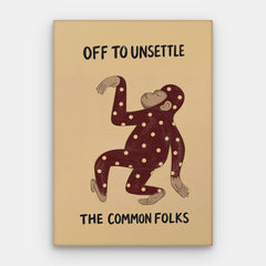 Off To Unsettle Canvas — Canvas Vertical #01