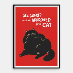 Goedgekeurd door Cat — Art Print verticaal #01
