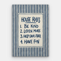 House Rules Canvas — Canvas Vertical #01