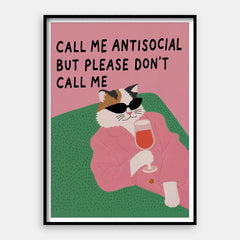 Antisocial — Art Print Vertical #01