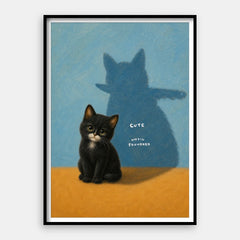 Mignon jusqu'à ce qu'il soit provoqué — Art Print Vertical #01