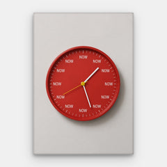 The Time is Now Canvas — Vertikální plátno #01