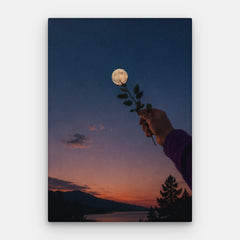 Over The Moon Canvas — Canvas Vertical #01