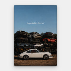 Lienzo Legends Live Forever — Lienzo vertical n.° 01