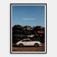 Legenden leben für immer – Kunstdruck vertikal #01