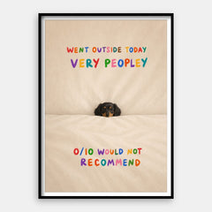 Very Peopley – Kunstdruck Vertikal #01