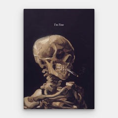 Ik ben een fijn canvas — Canvas verticaal #01