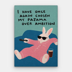 Toile Pyjama Over Ambition — Toile Verticale #01