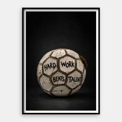 Hard Work Beats Talent — Art Print Vertical #01