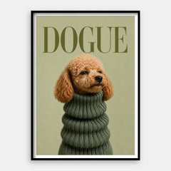 Dogue Poodle — Art Print Vertical #01