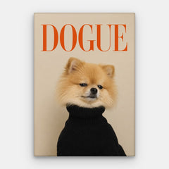 Toile Dogue Poméranie — Toile verticale #01
