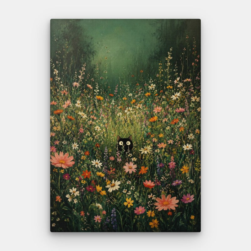 Peekaboo Canvas - Andy okay - Premium Canvas for Andy okay's Art