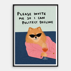 The Art of Declining — Art Print Vertical #01
