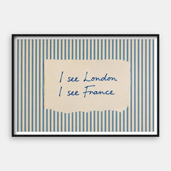 Ich sehe London – Kunstdruck horizontal #01