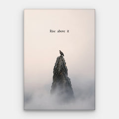 Rise Above It Canvas — Canvas Lodret #01