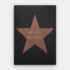 No Guts No Glory Canvas — Canvas Vertical #01