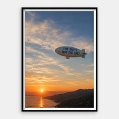 El cielo no es el límite — Impresión artística vertical n.° 01