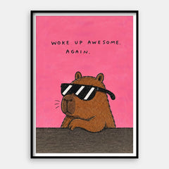 Ontwaakte geweldig — Art Print verticaal #01
