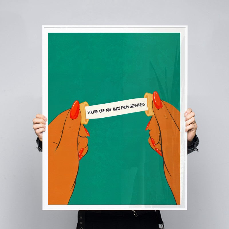 One Nap Away - Andy okay - Fine Art Print for Andy okay's Art for