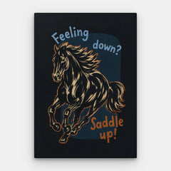 Saddle Up Canvas — Canvas Vertical #01
