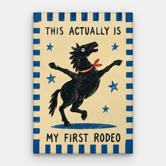 Moje pierwsze płótno rodeo — płótno pionowe #01