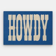 Howdy Canvas — Toile horizontale #01