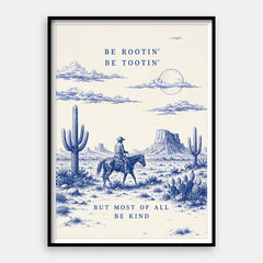 Be Rootin Be Tootin – Kunstdruck Vertikal #01