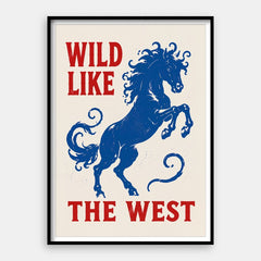 Wild Like The West — Art Print Vertical #01